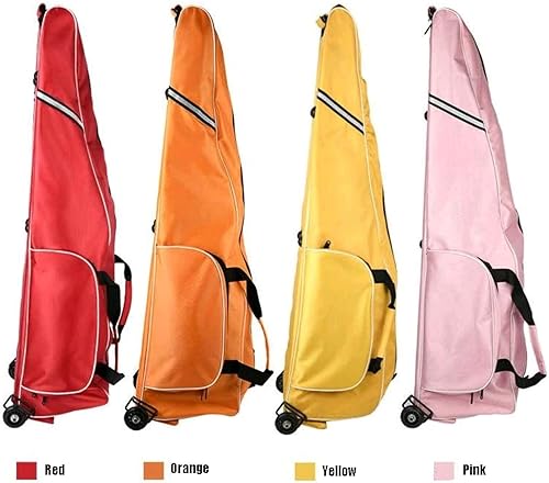 Miniatura 5 de KHEDDO Bolsa de vallas con rodillos, tela Oxford 1680D, gran capacidadresistente al desgaste, equipo de entrenamiento de esgrima para niños adultos