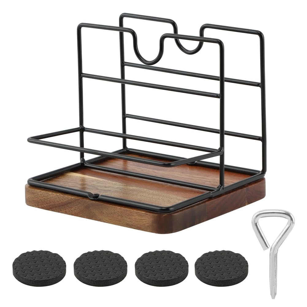 CTRLZS Rustic Napkin Holder Napkin Salt and Pepper Holder for Table,Metal Napkin Holder