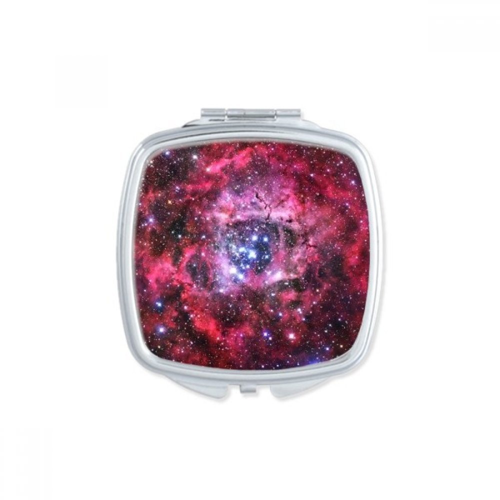 Miroir mignon nébuleuse de la Rosette petit cadeau illustration carrée
