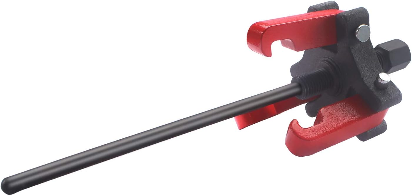 MOFEEZ Harmonic Balancer Puller Set, Cast Iron 3-Jaw Puller with 4 Lengths Forcing Rods, Compatible with GM Mitsubishi Cadillac Oldsmobile Cars SUV Vans and Sand Chrysler