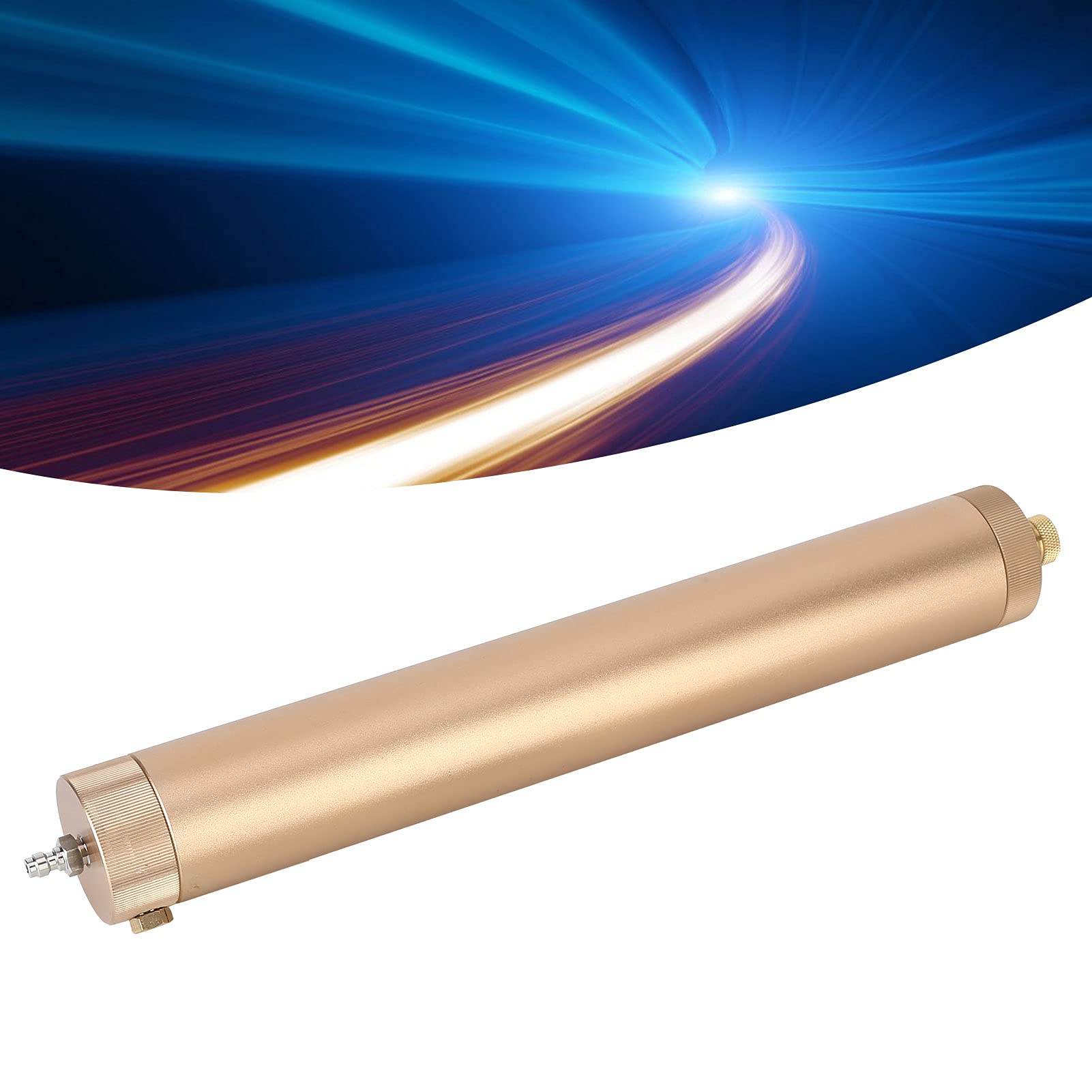 Séparateur d'eau d'huile Filtre de compresseur d'air à haute pression 30MPA PCP 4500PSI pour plongée en aluminium ALLIAGE 8 mm Connecteur rapide avec soupape de sécurité (Or)