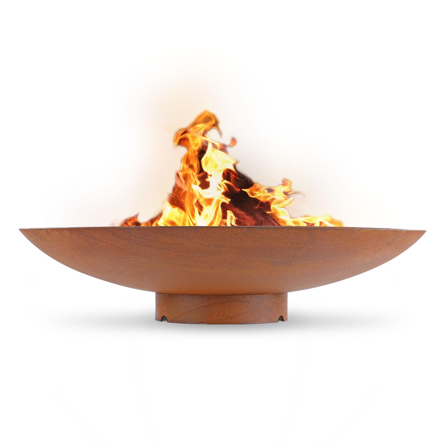 CLGarden 80cm Feuerschale robust aus 3mm Cortenstahl CFS80 Made in Germany Rost Schale Feuerstelle rund 80 groß