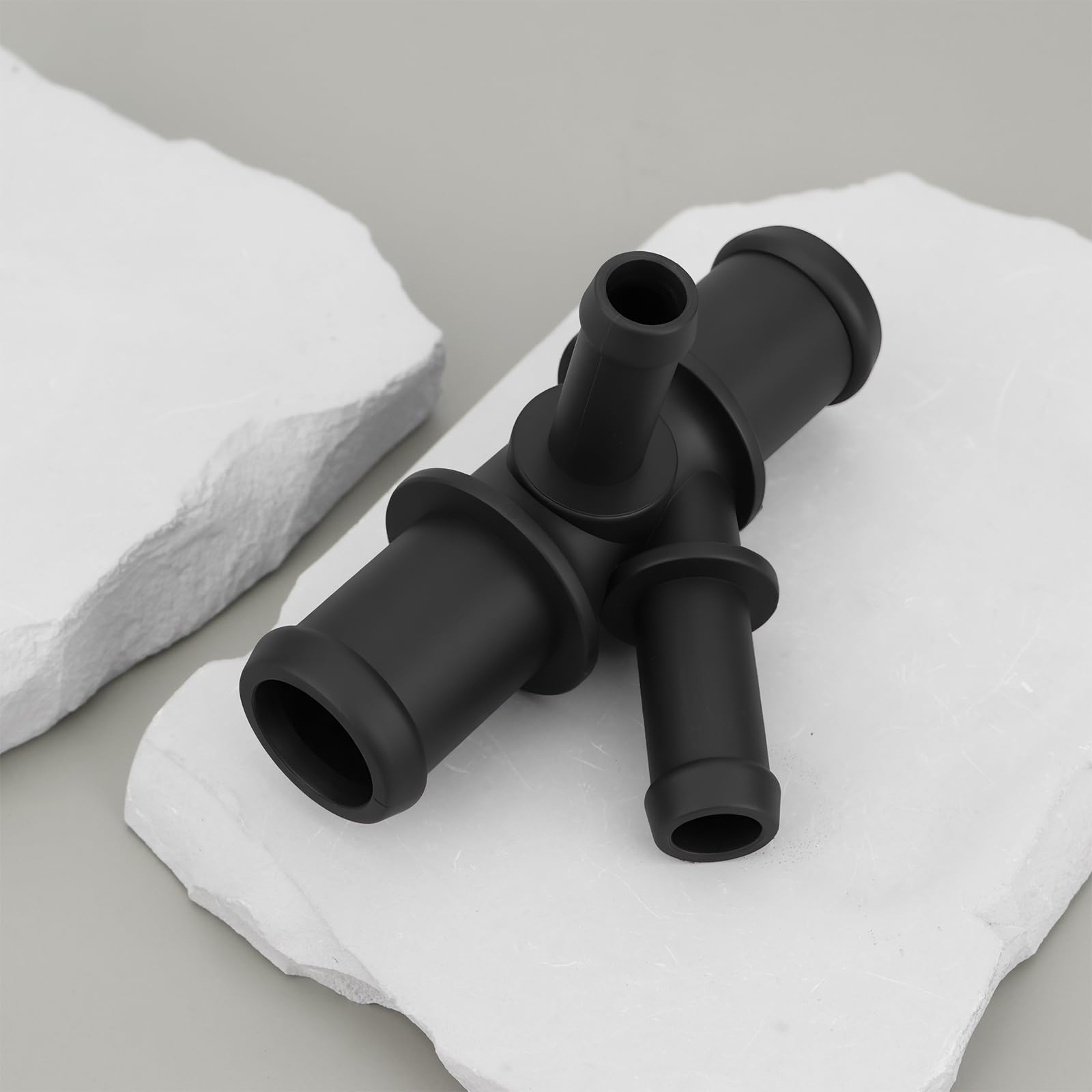 Lot de 2 Tuyaux de Distribution de Liquide de Refroidissement à 4 Voies 1K0121087P Compatible avec VW Golf Plus 10-13