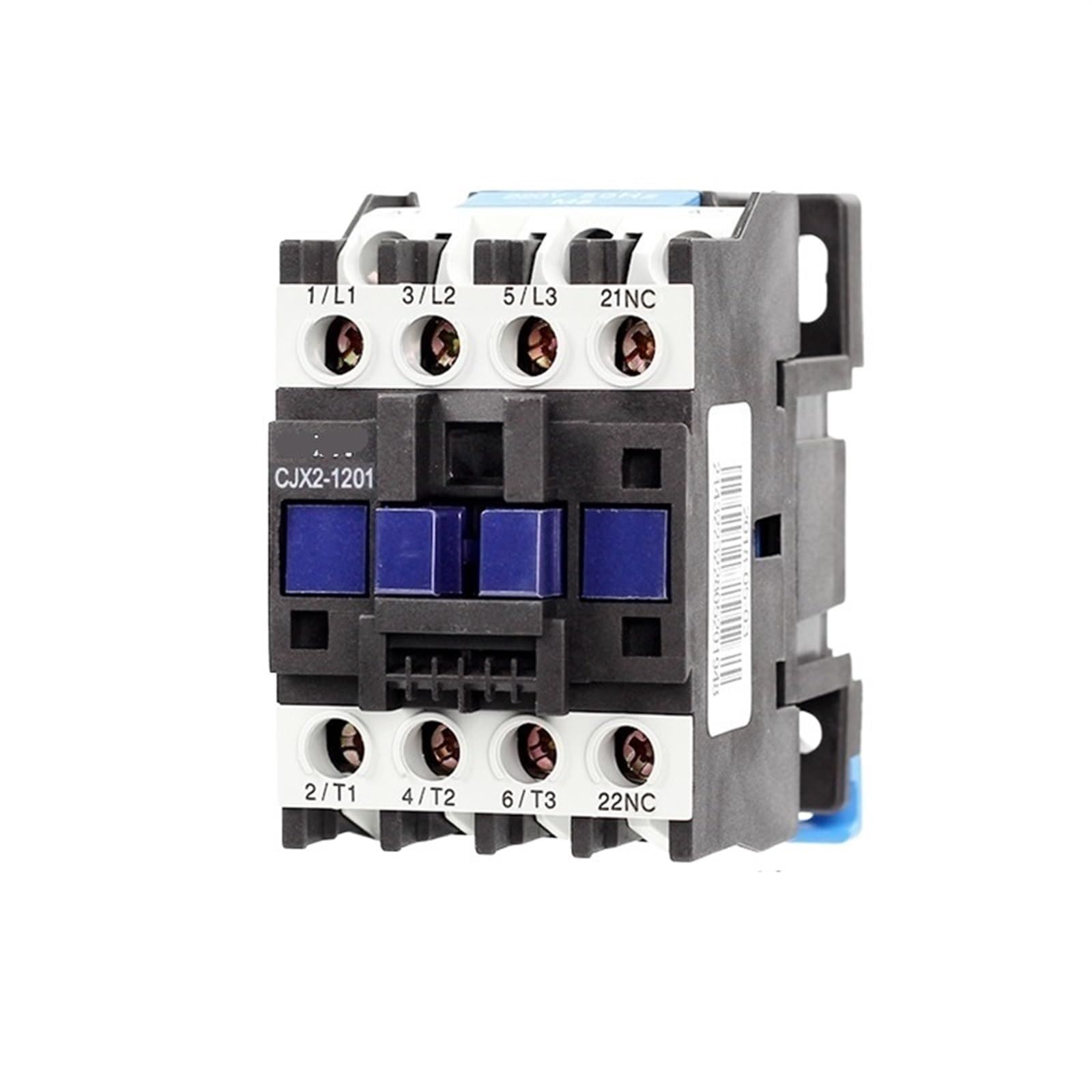 RCGKNNMUZ 1Pcs CJX2-1201 1NC AC Contactor 12A Coil Voltage 380V 220V 110V 36V 24V LC1-D AC Contactor(CJX2-1201 AC36V)