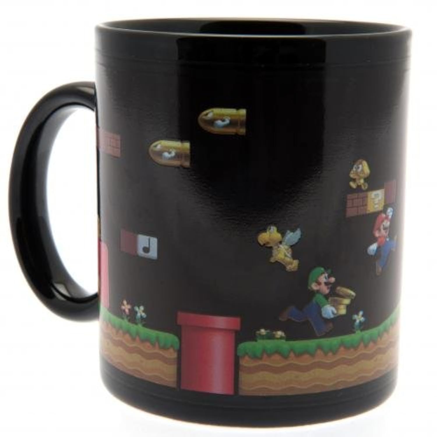 Paranoid Fish Super Mario Heat Changing Mug Cup Licensed Boxed
