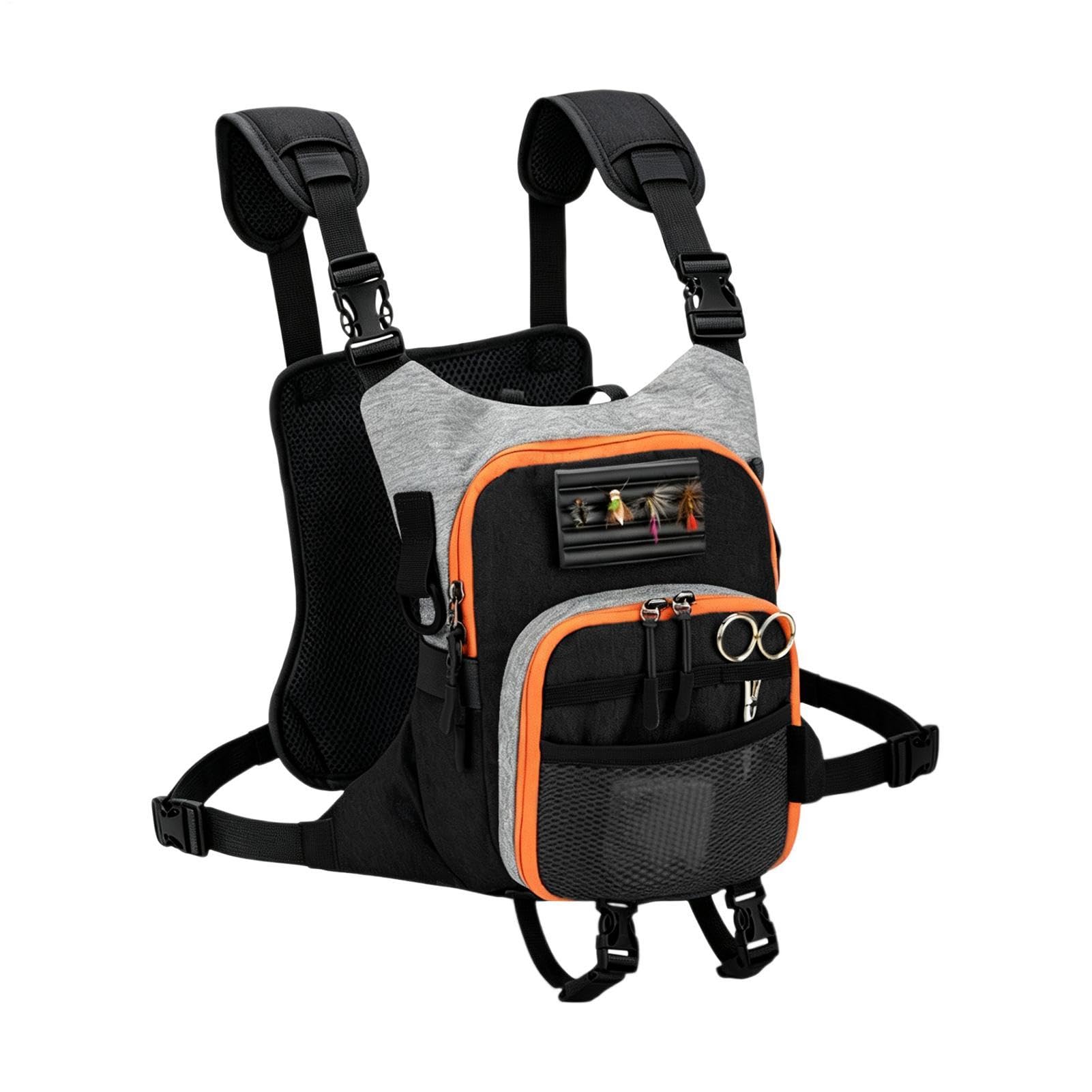 Fly Fishing Chest Pack - ’s Waterproof Tackle Gear Vest