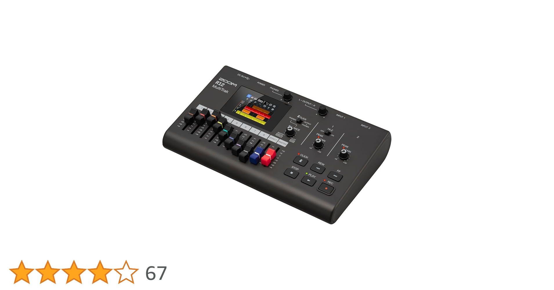 Amazon.co.jp: ZOOM ズーム R12 マルチトラックレコーダー 8トラック