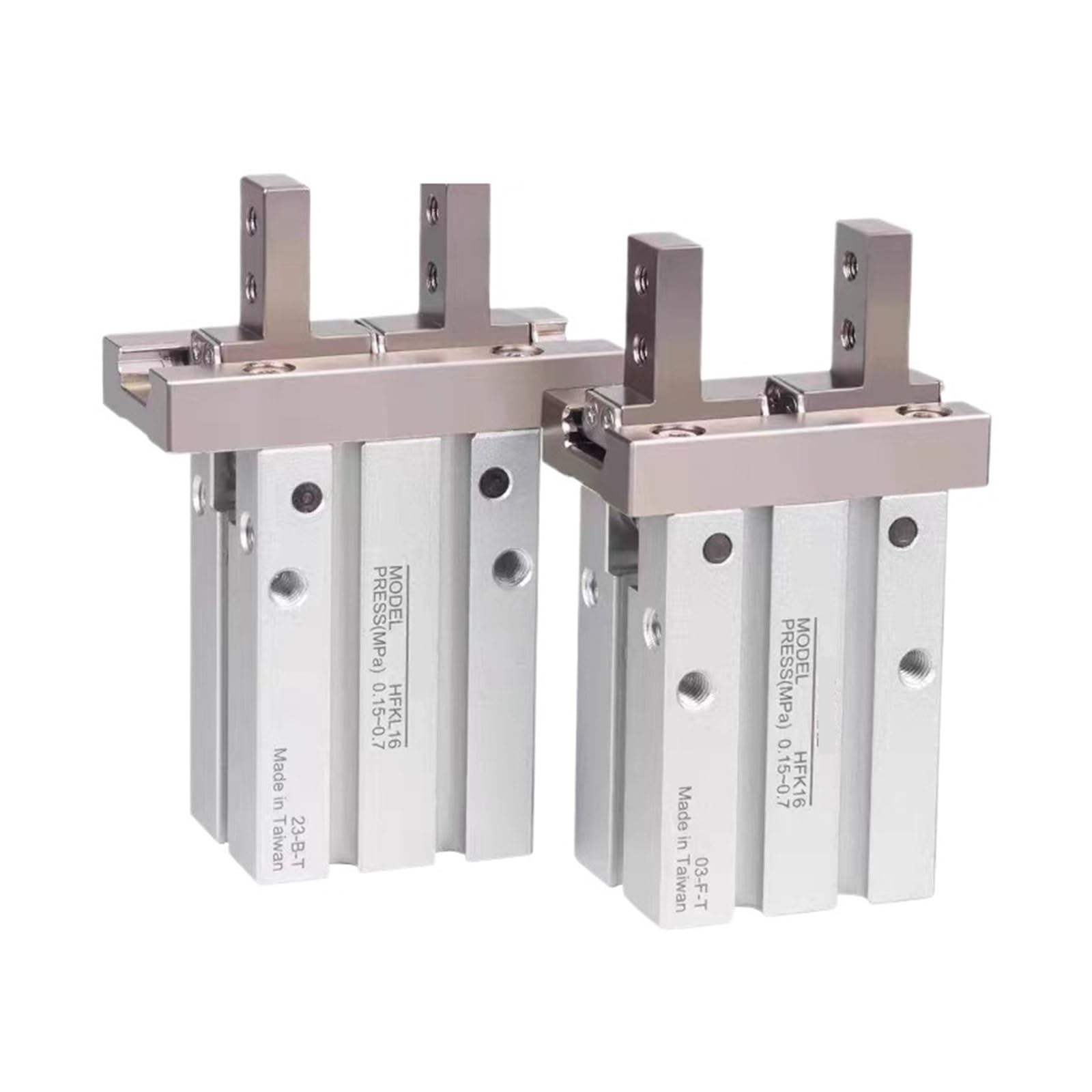 Cylindre à doigt pneumatique HFK32 à double effet pour guidage précis