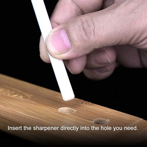 Miniatura 3 de Afilador de cuchillos de cerámica, afilador profesional de cuchillos, palillo de cerámica de 4 varillas, sacapuntas de caja de giro de cocina,