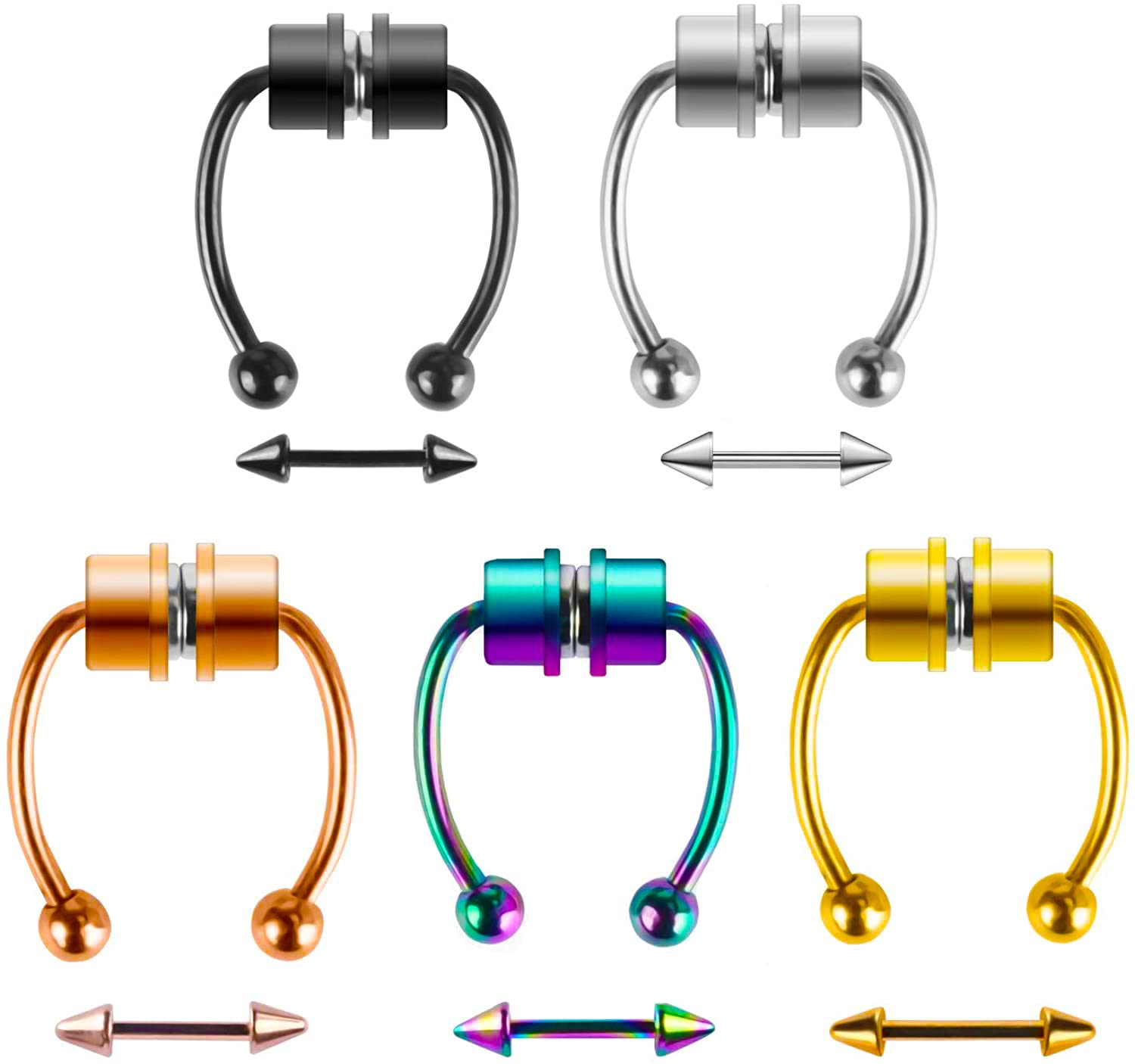 Buy Fake Septum Fake Nose Ring Fake Nose Ring Hoop Septum Nose