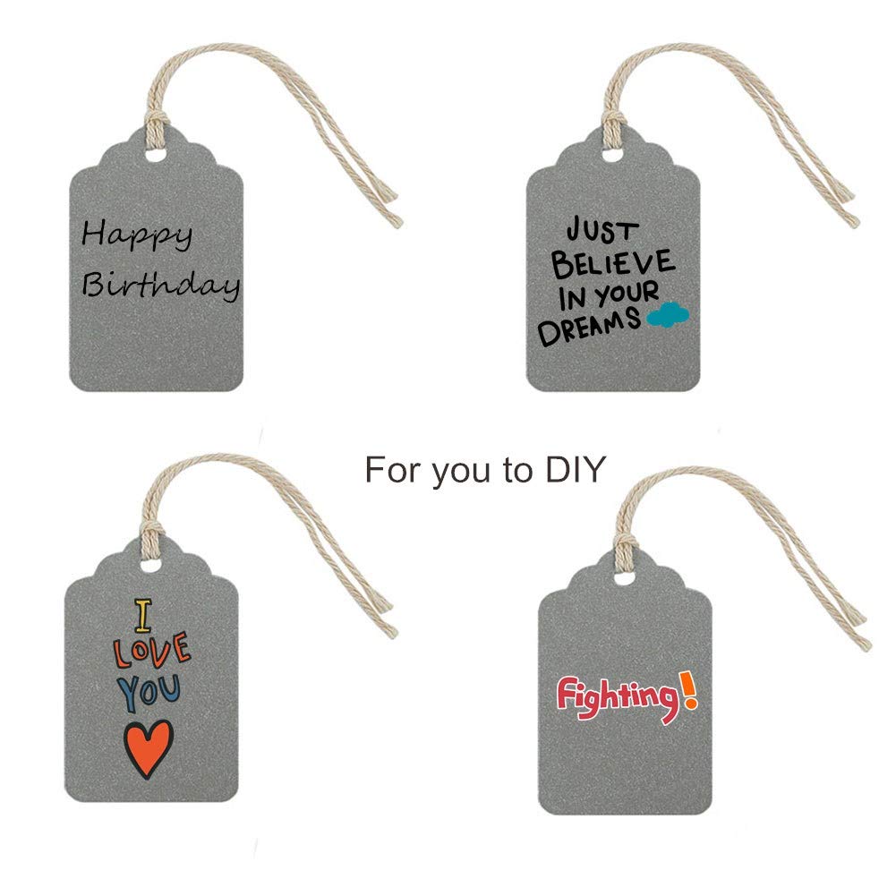 100 Pièces Étiquettes En Papier Kraft Rond, Étiquette Kraft Avec