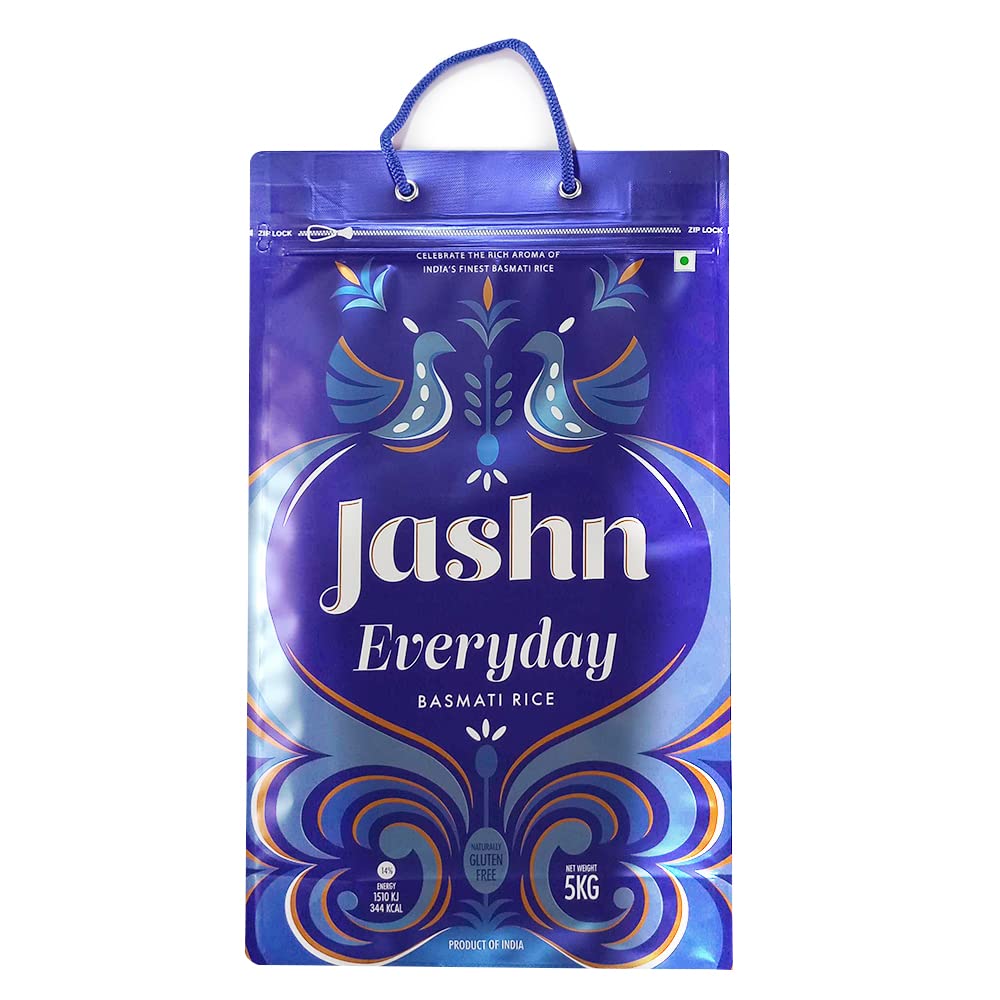 See full amazon price history chart for JASHN FOODS Everyday Basmati Rice Super - Naturally Aged, Rich Aroma Long Grain Unpolished | Perfect For Everyday Cooking | Sweet Taste | Gluten Free | Ideal For Daily Consumption - 5 Kg JASHN FOODS Everyday Basmati Rice Super - Naturally Aged, Rich Aroma Long Grain Unpolished | Perfect For Everyday Cooking | Sweet Taste | Gluten Free | Ideal For Daily Consumption - 5 Kg (B0C37JG4P6) Amazon Price History, Amazon Price Tracker