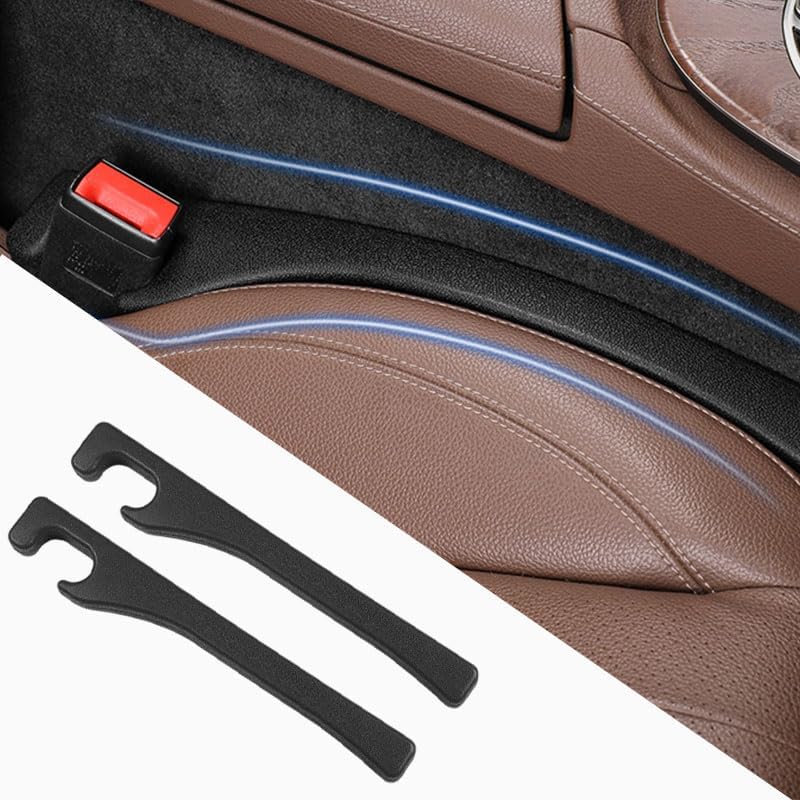 2 Bandes De Remplissage Pour Siège Auto – Anti Chute Objets – Universel Voiture, SUV, Camion – Installation Facile Sans Outil