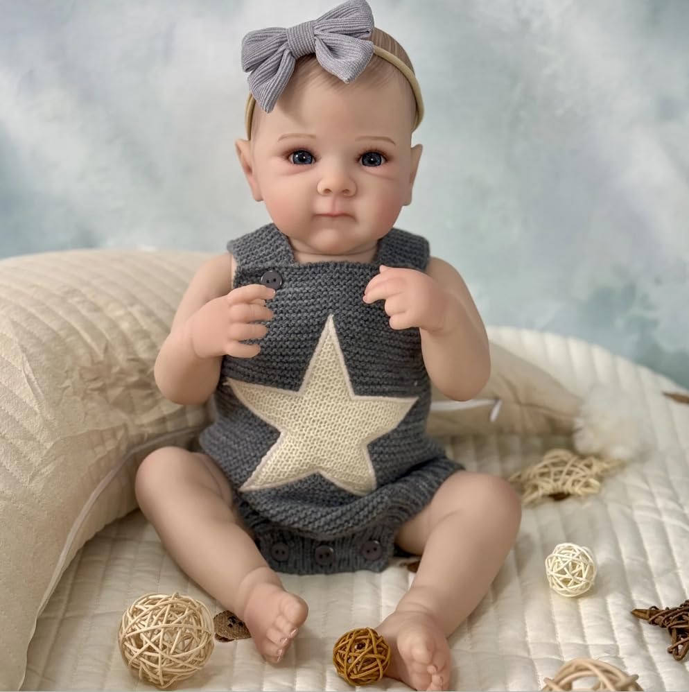Realistyczne lalki Reborn Baby Dolls Girl silikonowe całe ciało realistyczna lalka noworodka można prać, miękkie winylowe lalki noworodka, chłopiec, prawdziwy rozmiar dziecka, anatomicznie