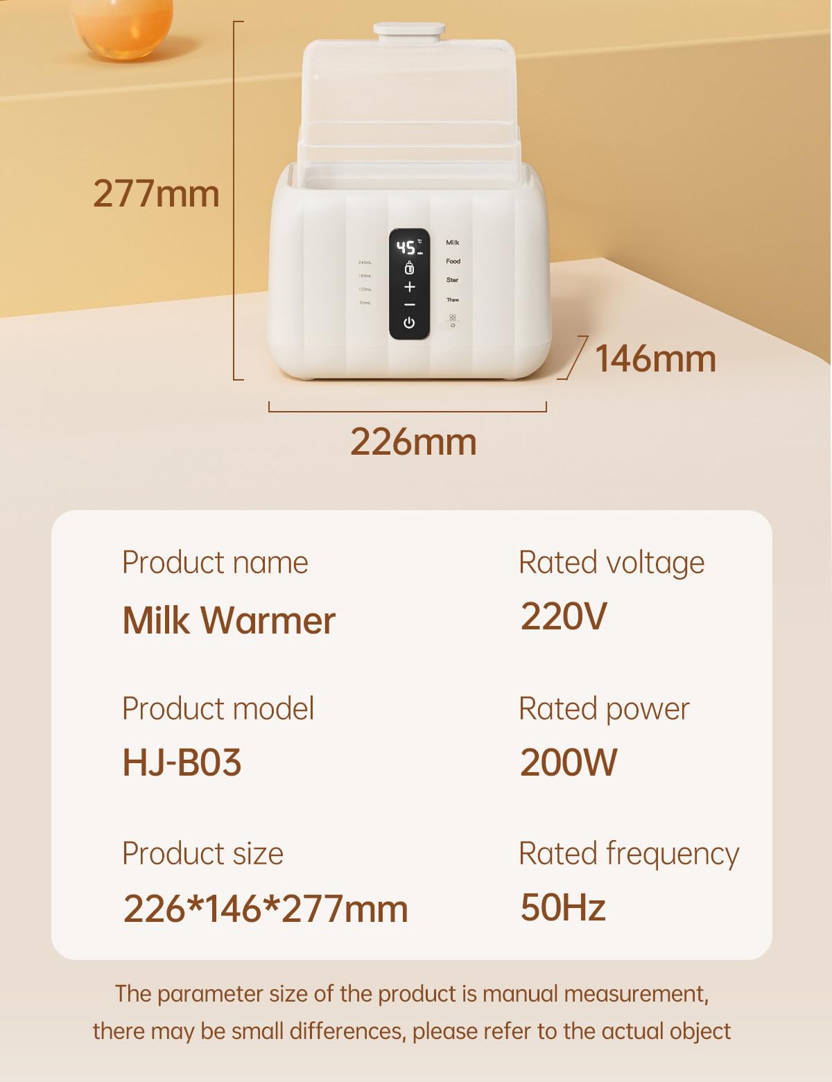 Scaldabiberon Doppio, Scaldabiberon Veloce per Latte Materno con Controllo Intelligente della Temperatura, Temperatura Costante 72H, Riscalda Alimenti per Bambini, Scongelamento, Scaldabiberon Doppio