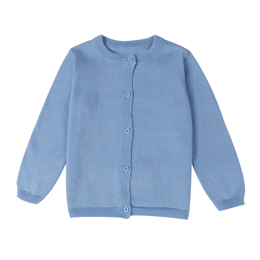 Baby Boys Girls Button-Down Cardigan Toddler Cotton Knit Sweater 1-5t Kid