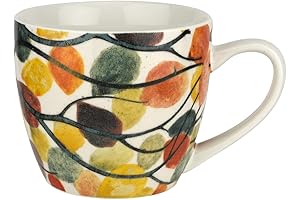 Pimpernel Autumn Elegance: Dancing Branches 16 Oz Coffee Mug