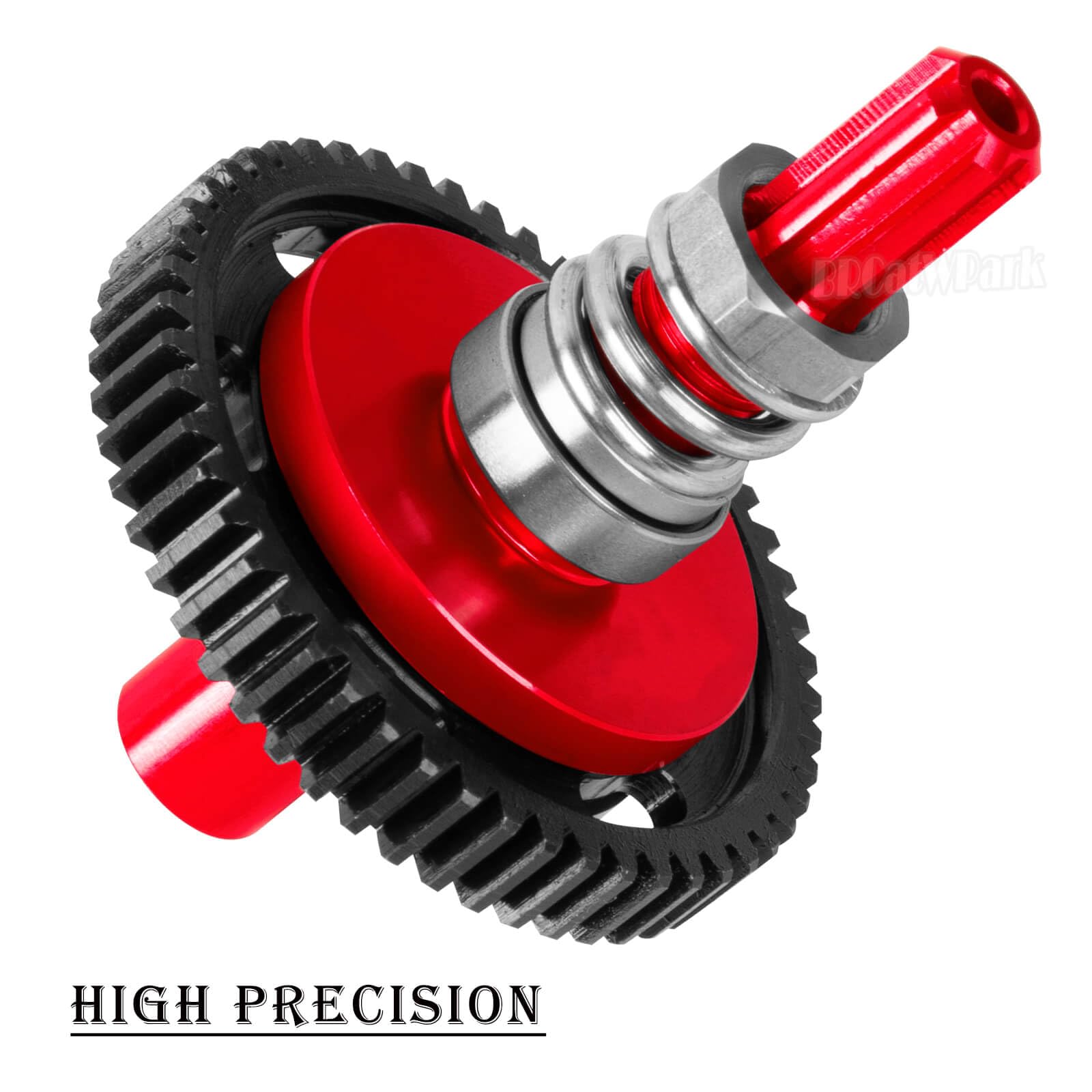 57T Slipper Gear Set With 15T 16T 17T Pinions For Arrma 1/10 1/8 RC Cars - Red Steel Upgrade Gears 3.175mm