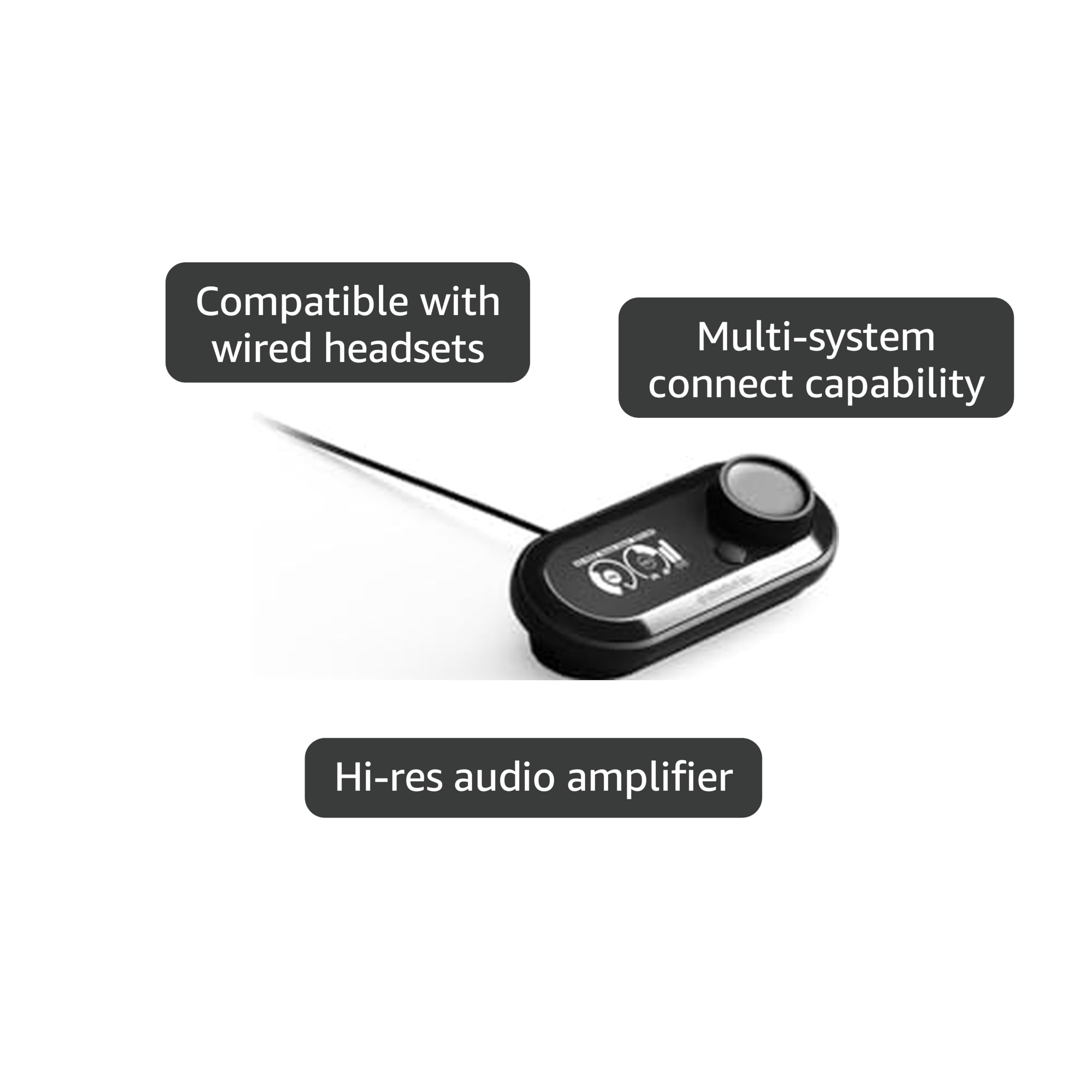 SteelSeries GameDAC Gen 2 Hi-Res Audio Amplifier - ESS Sabre Quad