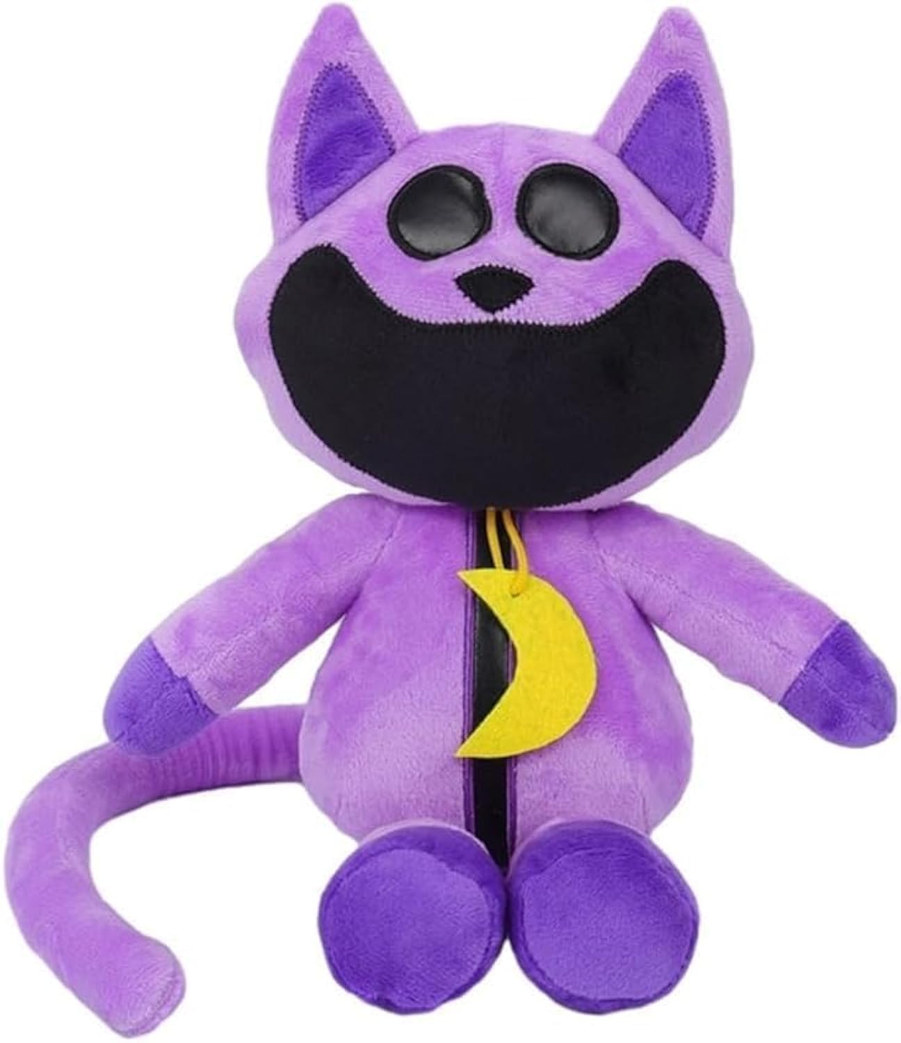 CGCHAONI Smiling Critters CatNap Plush - Adorable Stuffed Dolls Featuring CatNap, DogDay, Bobby BearHug, Bubba Bubbaphant, and CraftyCorn - Soft and Cuddly Monster Dolls for Kids (Catnap), CN-599