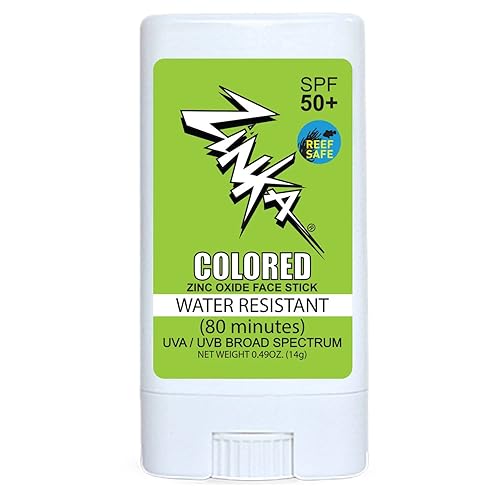 Zinka Protector solar SPF 30 totalmente natural vegano mineral verde palo facial de color