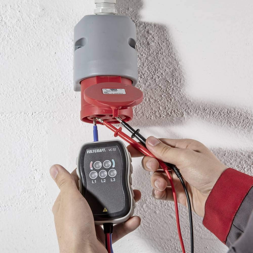 Testeur de Champ Rotatif VOLTCRAFT VC-32 Cat III 440 V
