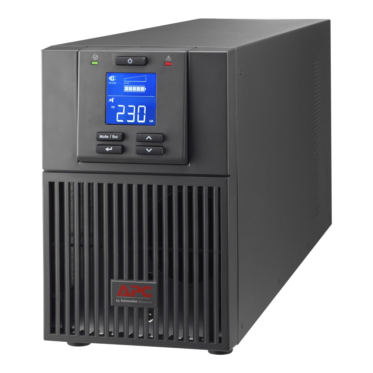 APC Easy UPS on-Line, 1000 VA/800 W, Tour, 230 V, 3 Prises IEC C13, Emplacement pour Carte Intelligente, écran LCD