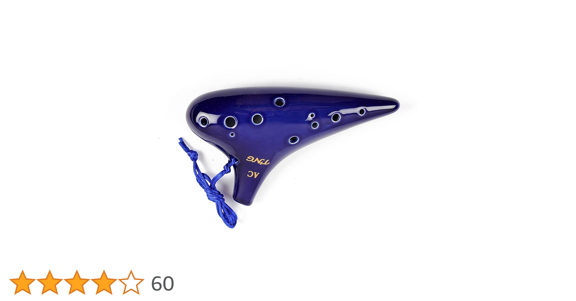 TNG オカリナ [ AC / 12穴 ]シングル Ocarina 青花磁 61NrsXX20BL.jpg_BO30,255,255,