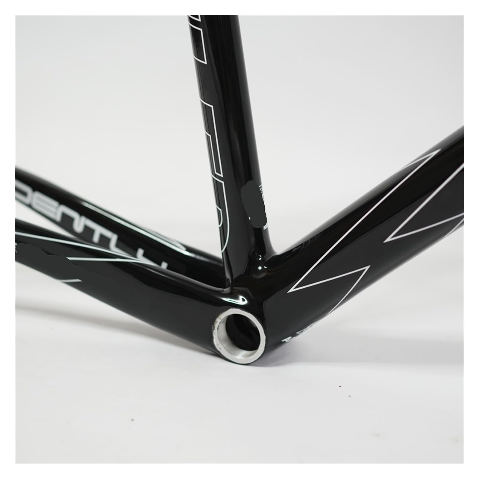 Generisch Ultraleichtes 700C Fixie-Bike-Rahmenset, Bahnradrahmen, Rennrad, Singlespeed, ohne Bremsen(Matte Lacquer) Sport & Freizeit