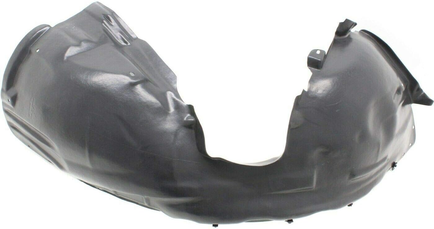 New Inner Fender Liner For VOLVO XC60 Front Driver Side, Left- Compatible with VOLVO XC60 2010, 2011, 2012, 2013, 2014, 2015, 2016, 2017 VO1248114 Color: Black Made Of Plastic