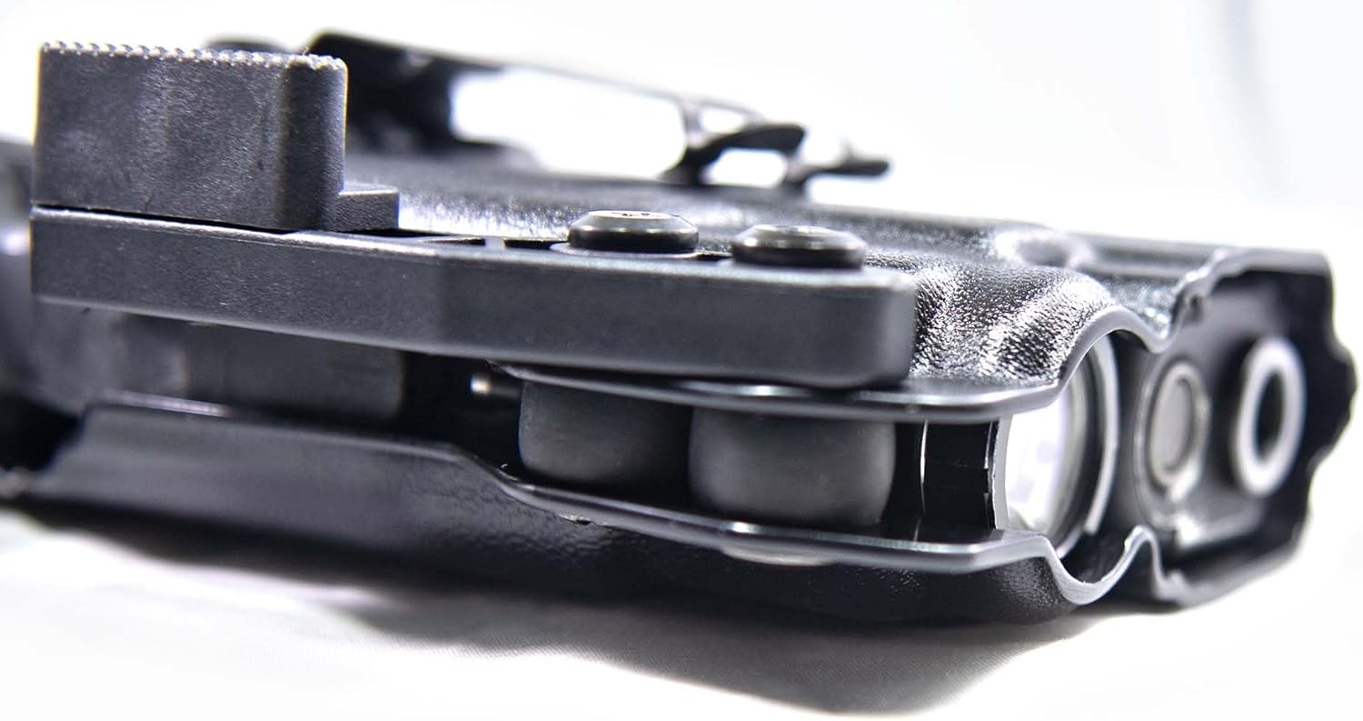 FDO Industries IWB Lightbearing Kydex Holster Optic Cut with Claw & DCC 1.5" Metal Monoblock Gear Clip - Made in USA