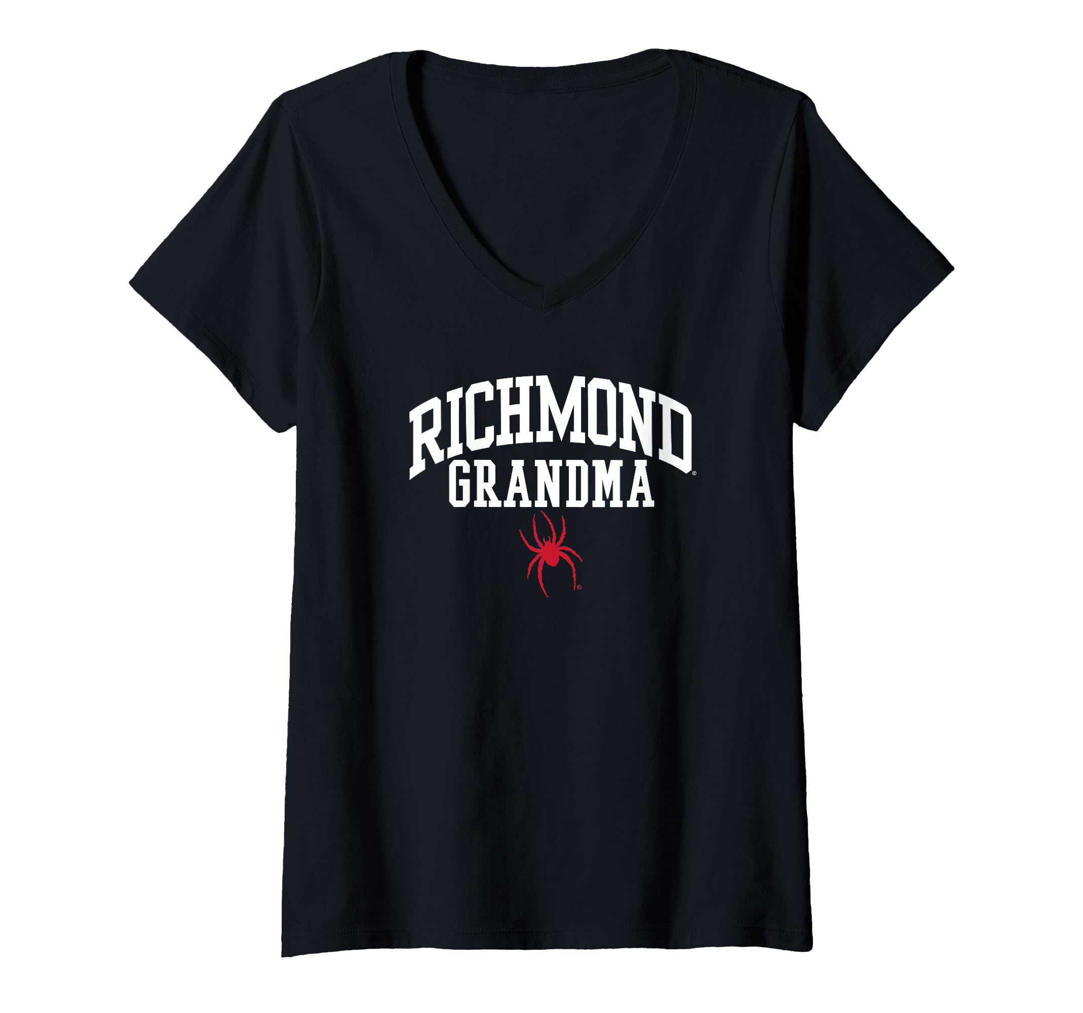 Womens University of Richmond Spiders Grandma V-Neck T-Shirt