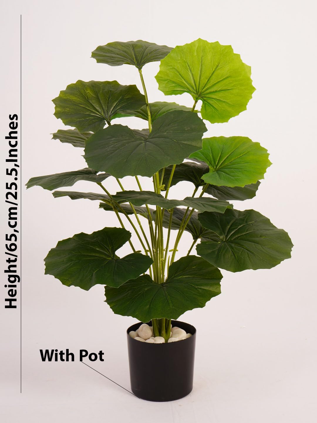 Arick Decor Rubber Plant - Realistic Faux Tree -3