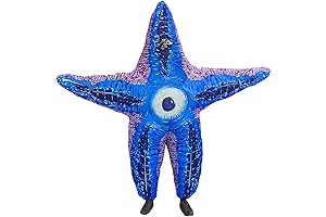Inflatable Animal Costume for Adults, Full-Body Blow-up Shark or Giraffe Costume for Funny Party