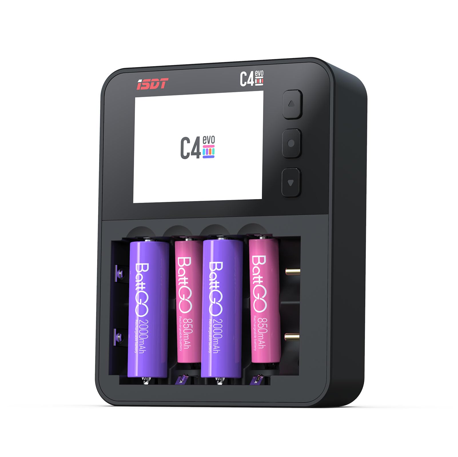 Amazon | ISDT C4 EVO 電池充電器 スマート バッテリー 急速充電