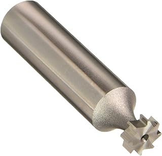 KEO 64030 High-Speed Steel Woodruff Keyseat Cutter, Uncoated (Bright) Finish, Round Shank, 1/2