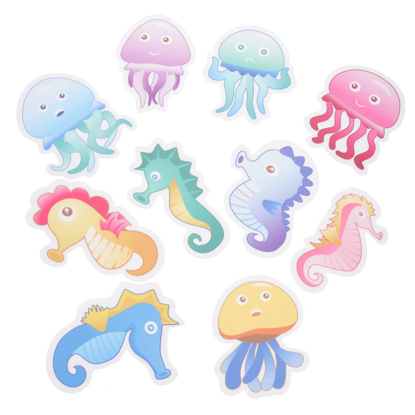 Ciieeo Dibujos Animados De Baño Antideslizante El Bañera para Slip Stickers Infantiles Alcallatas Pared Pegatinas De Baño Antideslizantes De Polivinilo 10 Piezas X 4
