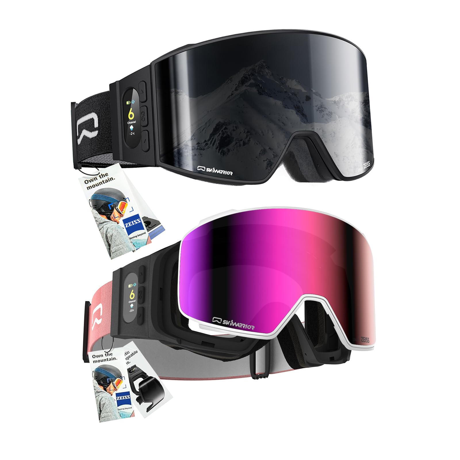 Smart Snow Goggles Gro Sk Goggles - Sphercal Lens (For Women