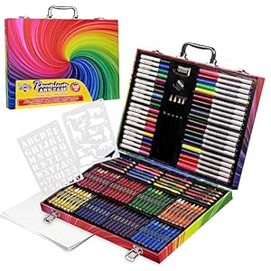 KreativeKraft Malkoffer Kinder Malset 148 Stück