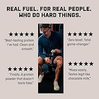 Vista 9 de Jocko Fuel Mölk Proteína de suero en polvo 22g Mezcla baja en azúcares de fruta del monje - Recuperación y crecimiento muscular, el embalaje puede