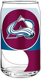 Rico Industries NHL Hockey Standard 16-oz Can Shaped Glass
