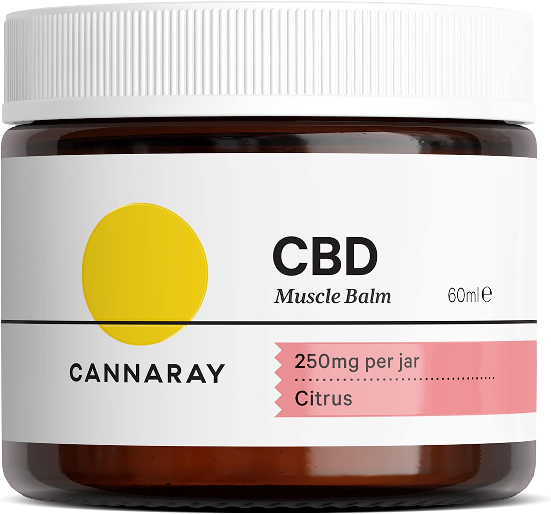 Cannaray CBD Muscle Balm | with Soothing Aloe, Eucalpytus & Arnica, 60ml