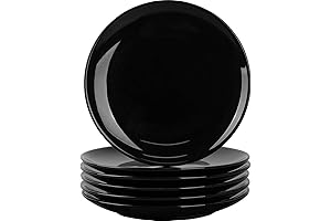 DELLING Black Dinner Plates - Sophisticated Elegance for Every Occasion