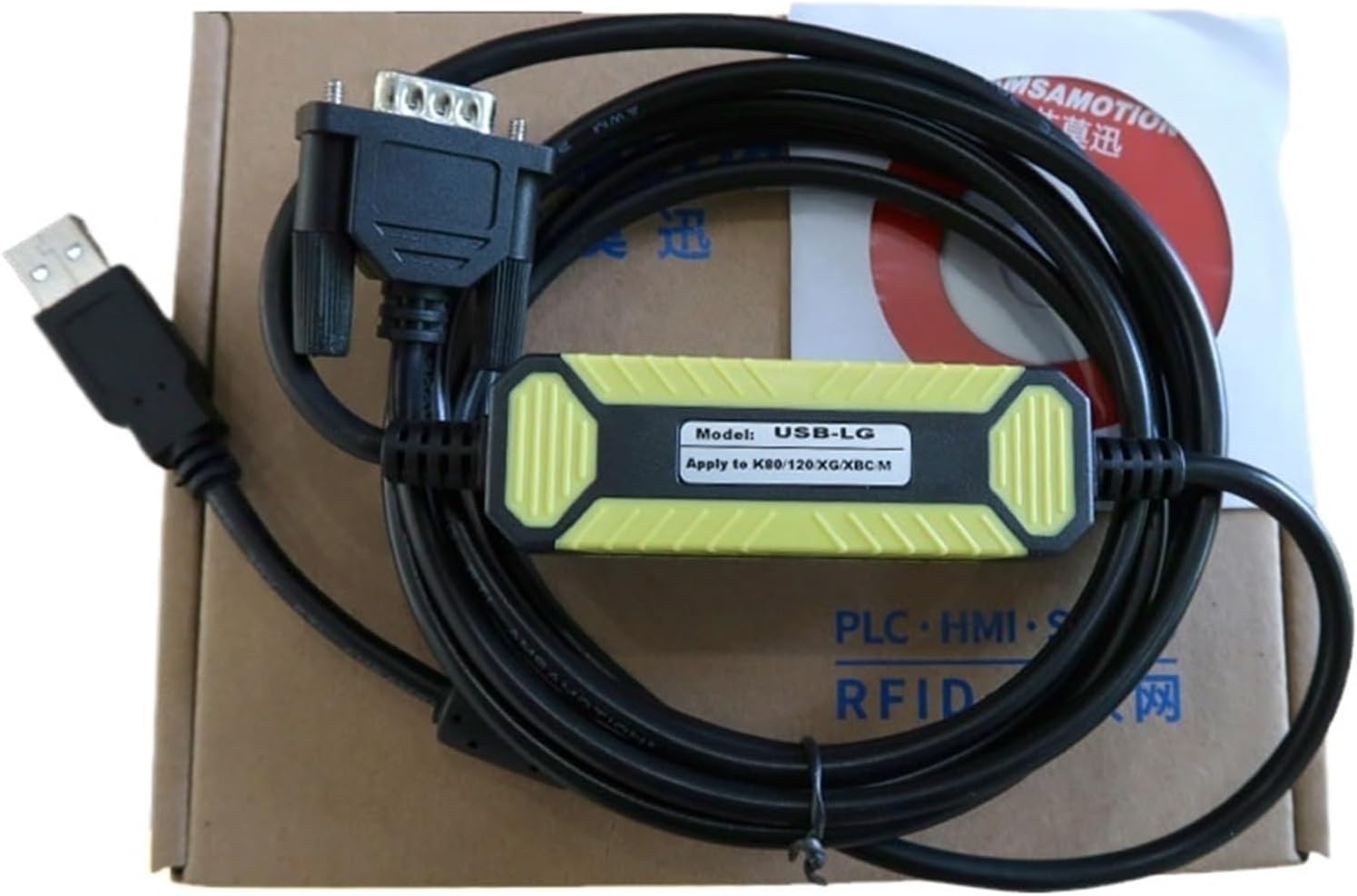 Suitable for LS/LG XP Touch Screen Programming Cable XGB/XBM/K7M Series PLC Data Download Cable(Moisture Proof and Moisture Proof)