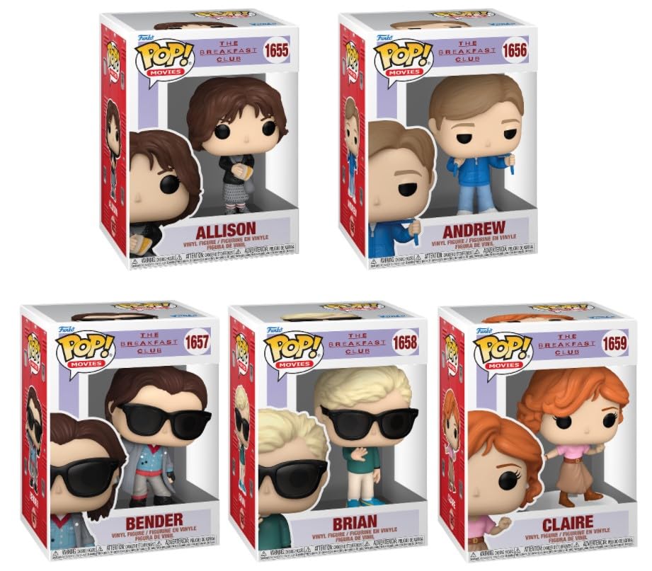 Funko The Breakfast Club Pop! Movies Complete Set (5)