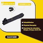 Pull Up Bands, Resistance Bands, Pull Up Assistance Band Exercise Bands for Men & Women Working Out, Body Stretching, Physical Therapy, Muscle Training - Black