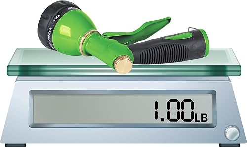 Miniatura 2 de STYDDI Boquilla de manguera de jardín resistente de 8 patrones, rociador de boquilla de manguera de agua de metal, boquilla de manguera de torreta