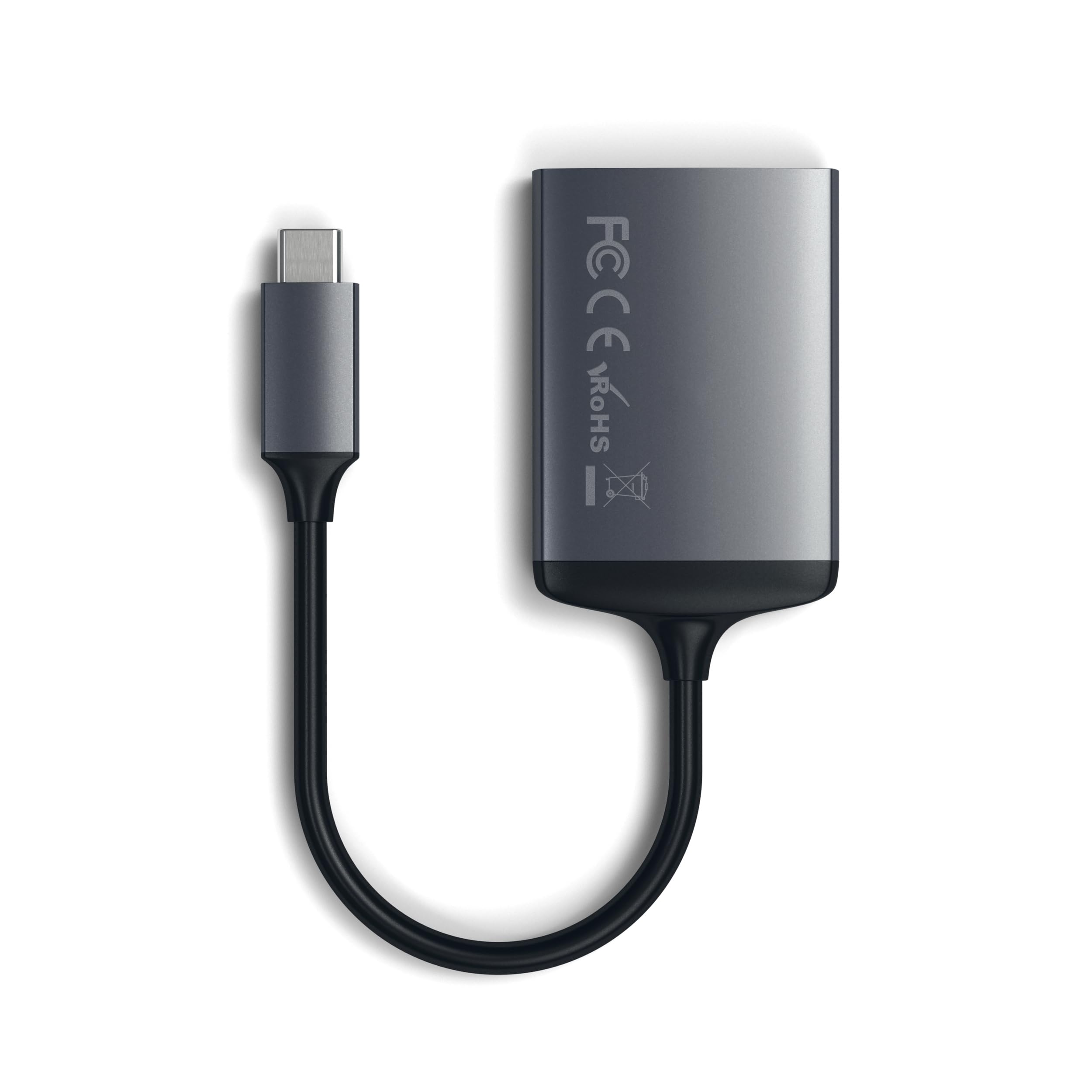 SATECHI Lettore di Schede Micro SD e SD UHS II in Alluminio USB C per MacBook Air e Pro, Laptop, PC, Tablet, iPad – Grigio Siderale