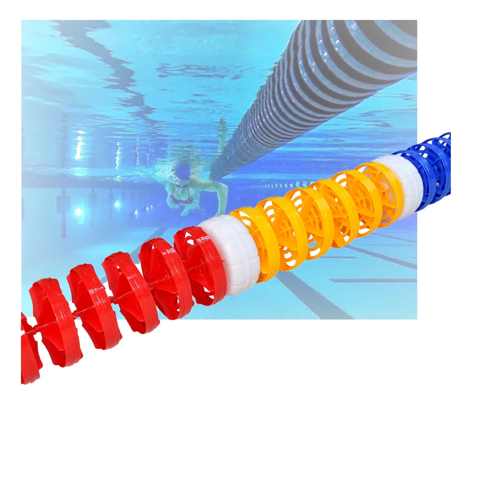 Verstellbares, schwimmendes, sicheres Schwimmseil (100 cm, 300 cm, 600 cm, 900 cm), unverzichtbares Zubehör für Kindersicherheit und Training