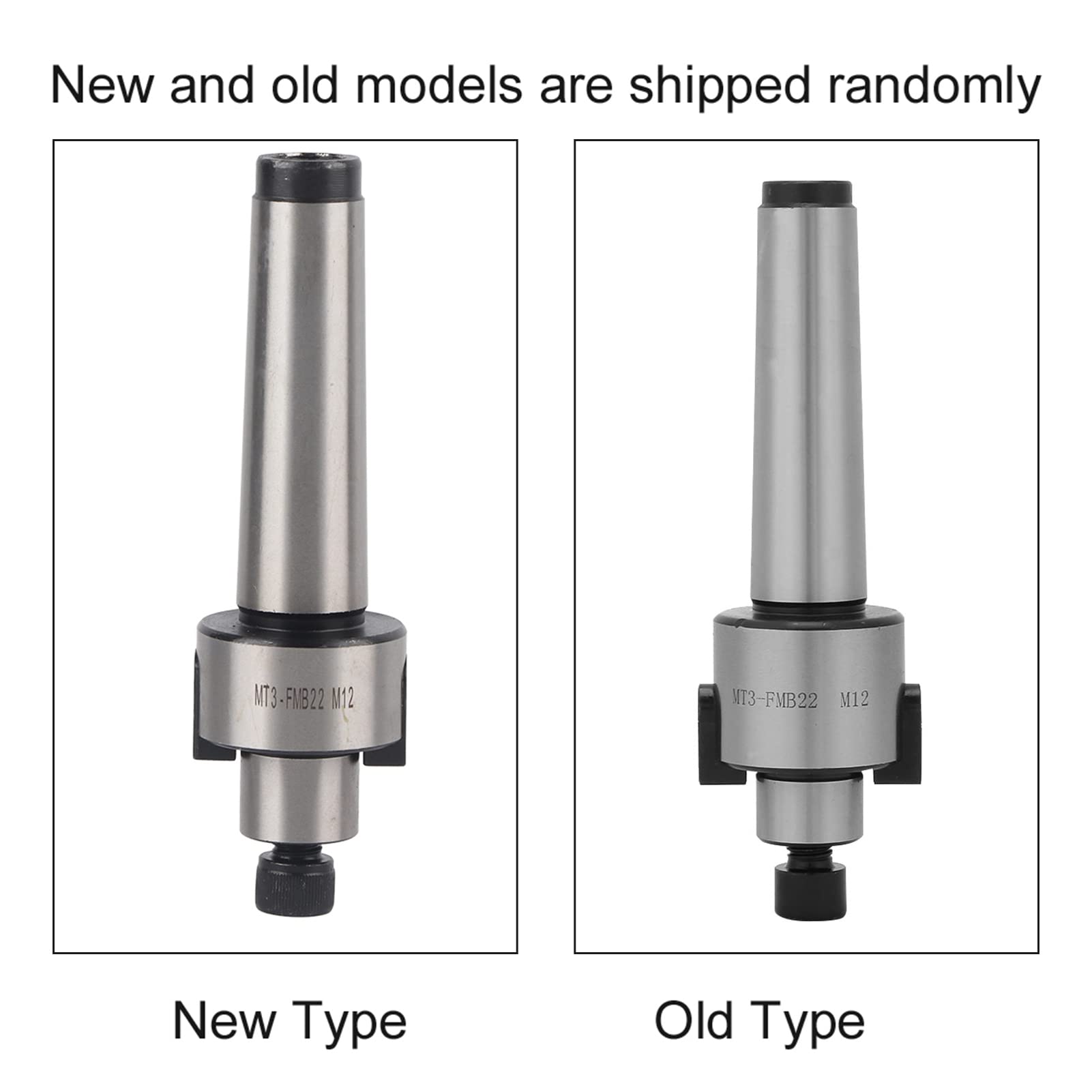 Fafeicy Soporte de Fresado Cónico M12 de Acero 138 mm Ranura 22 mm para Corte de Chapa Metálica MT3-FMB22
